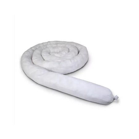 Absorbents Midwest White Oil Only Absorbent Socks, 3'' x 8', 15PK AMI-OO3815